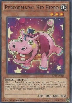 Performapal Hip Hippo Card Front