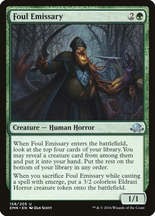 Foul Emissary Card Front