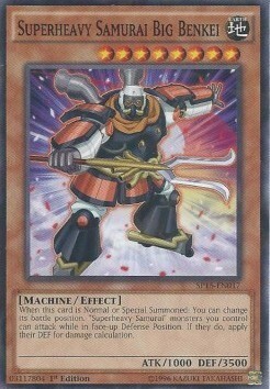 Superheavy Samurai Big Benkei Card Front
