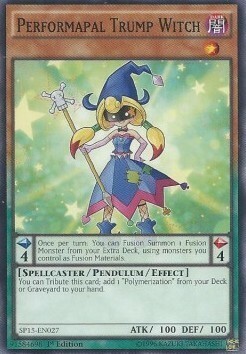Performapal Trump Witch Card Front