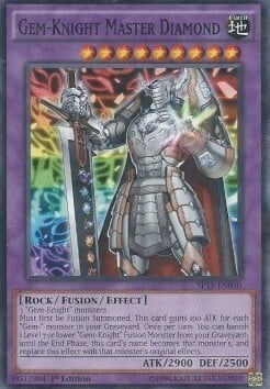 Gem-Knight Master Diamond Card Front