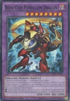 Rune-Eyes Pendulum Dragon Card Front