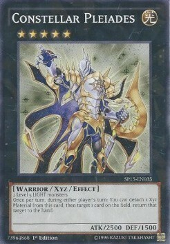 Constellar Pleiades Card Front