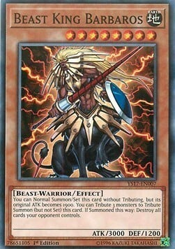 Beast King Barbaros Card Front