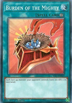 Burden of the Mighty Card Front