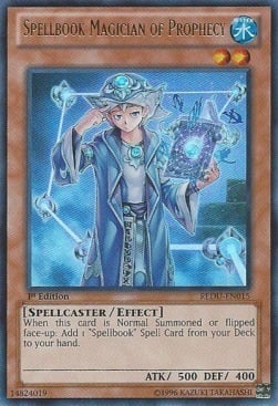 Spellbook Magician of Prophecy Card Front