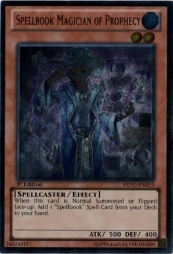 Spellbook Magician of Prophecy Card Front