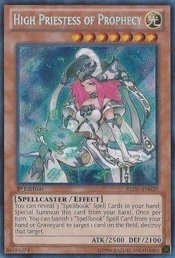 High Priestess of Prophecy Card Front