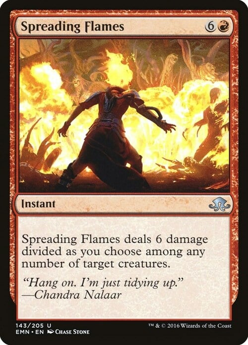 Spreading Flames Card Front