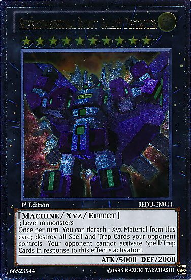 Superdimensional Robot Galaxy Destroyer Card Front