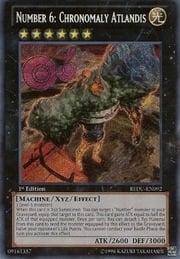 Number 6: Chronomaly Atlandis · Secret Rare 092sec