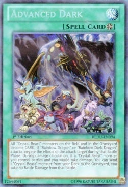 Advanced Dark Card Front