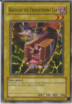 Bokoichi the Freightening Car Card Front