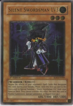 Silent Swordsman LV3 Card Front
