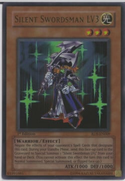 Silent Swordsman LV3 Card Front