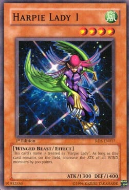 Harpie Lady 1 Card Front