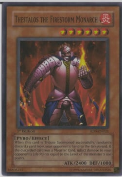 Thestalos the Firestorm Monarch Card Front