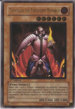 Thestalos the Firestorm Monarch Card Front