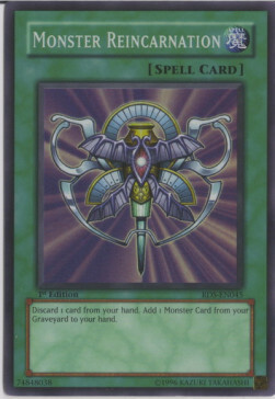 Monster Reincarnation Card Front