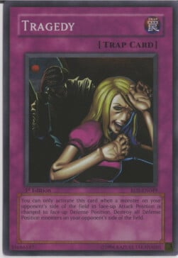 Tragedy Card Front