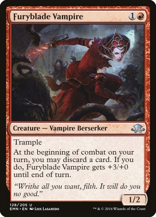 Vampira Lama Furiosa Card Front
