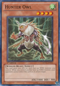 Hunter Owl Card Front