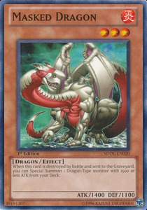Masked Dragon Card Front