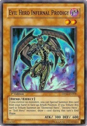 Evil Hero Infernal Prodigy · Super Rare 008