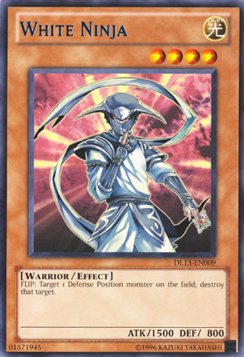 Ninja Bianco Card Front