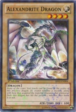 Alexandrite Dragon Card Front