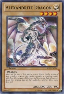 Alexandrite Dragon Card Front