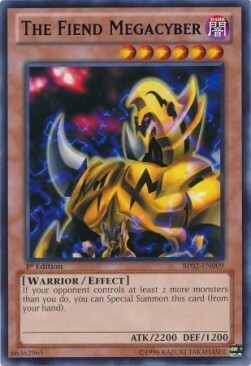 The Fiend Megacyber Card Front