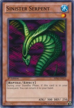 Sinister Serpent Card Front