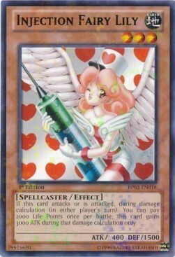 Injection Fairy Lily Card Front