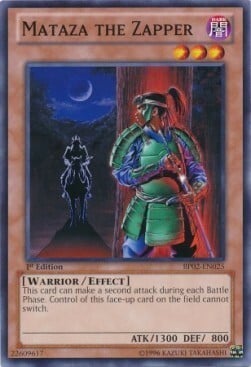 Mataza the Zapper Card Front