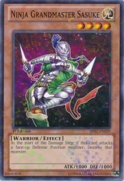 Ninja Grandmaster Sasuke Card Front