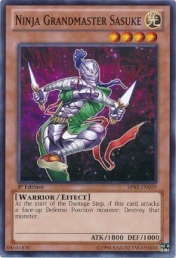 Ninja Grandmaster Sasuke Card Front