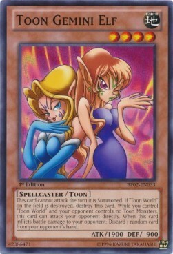 Toon Gemini Elf Card Front