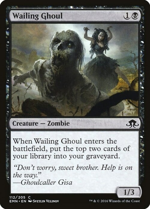 Wailing Ghoul Card Front