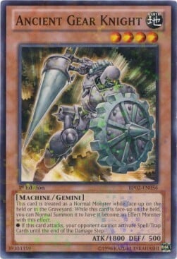 Ancient Gear Knight Card Front
