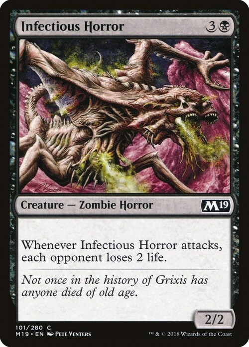Infectious Horror Card Front