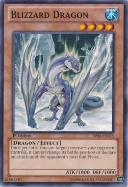 Blizzard Dragon Card Front