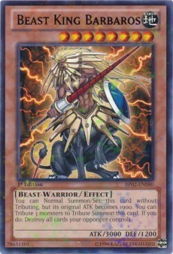 Beast King Barbaros Card Front