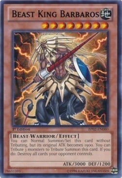 Beast King Barbaros Card Front