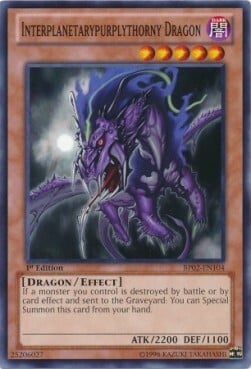 Interplanetarypurplythorny Dragon Card Front