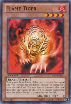 Flame Tiger Card Front