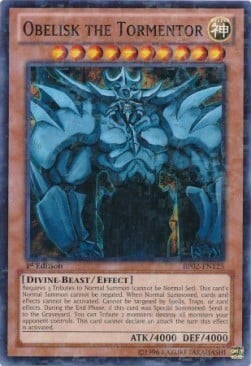Obelisk the Tormentor Card Front
