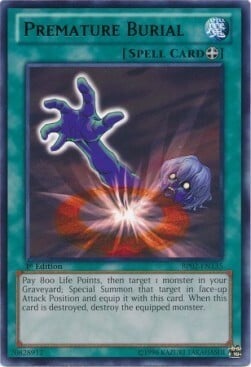 Premature Burial Card Front