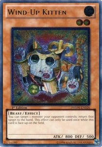 Wind-Up Kitten Card Front