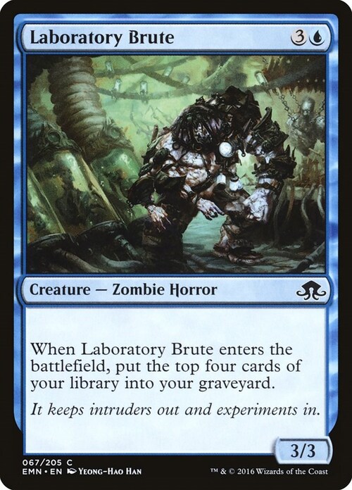 Laboratory Brute Card Front